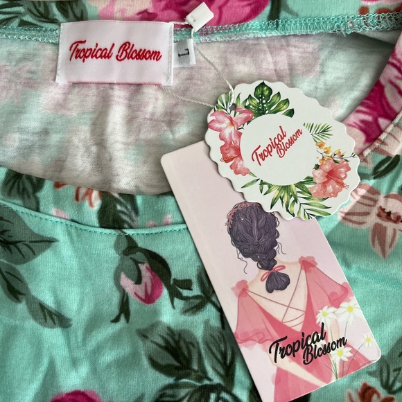 NWT Tropical Bloom Dress - Picture 5 of 6